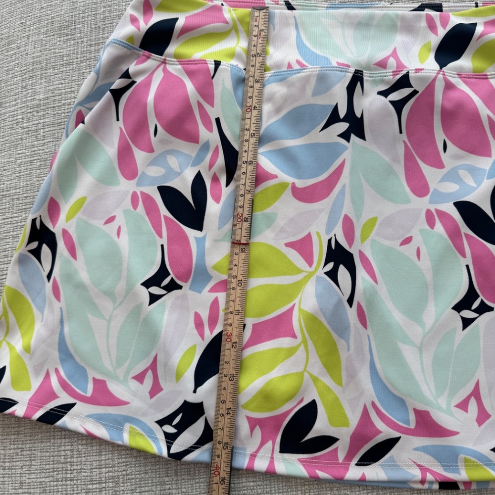 TOMMY BAHAMA Women’s Golf Skort Skirt Tropical Multicolor Floral Print Size L - Picture 3 of 13